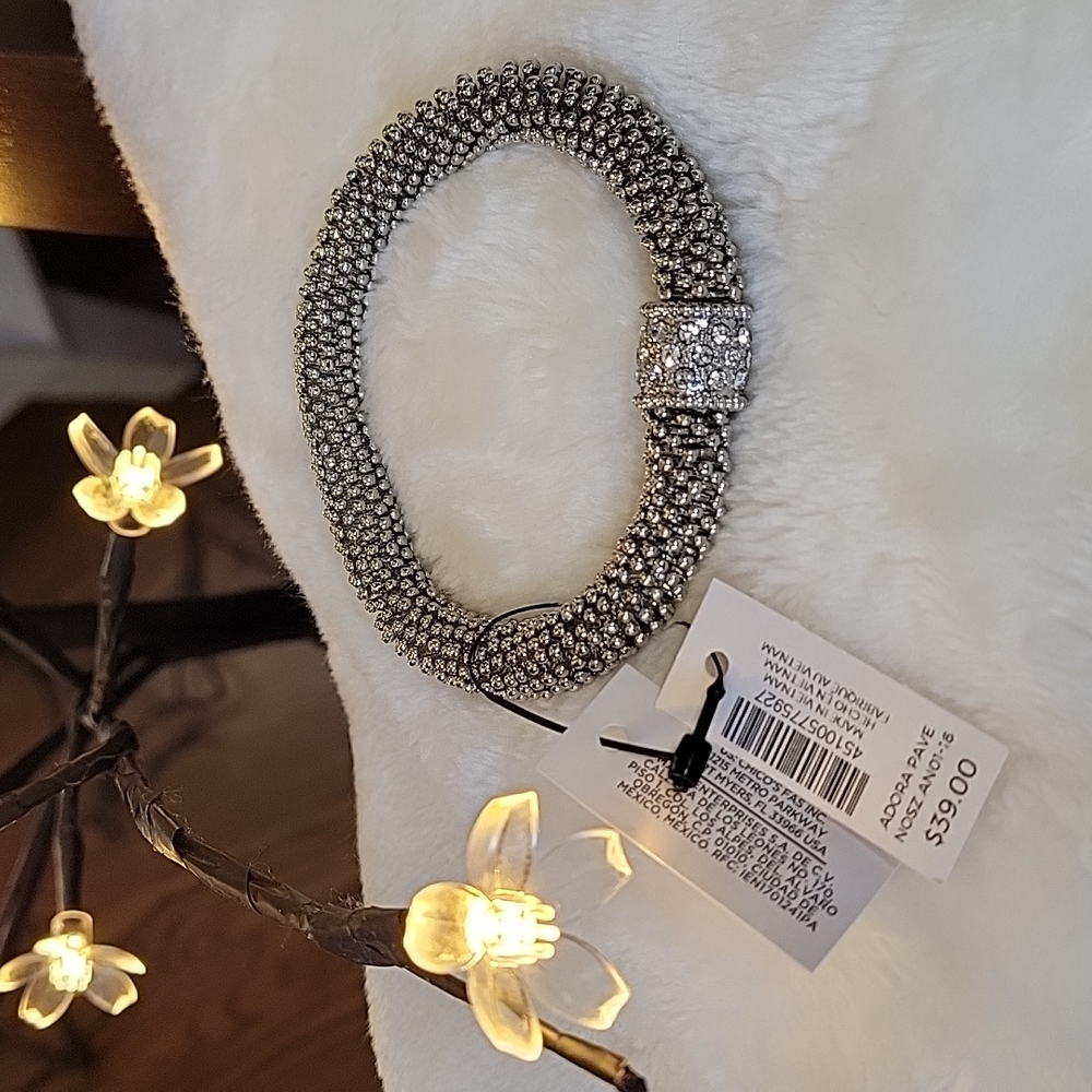 WHBM Chico's Adora Beaded Stretch Bracelet